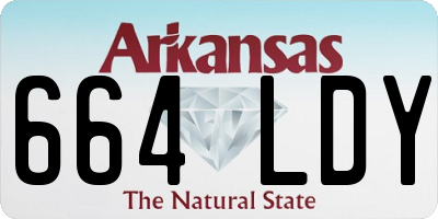 AR license plate 664LDY