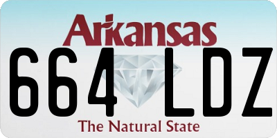 AR license plate 664LDZ