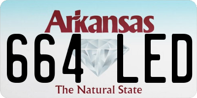AR license plate 664LED