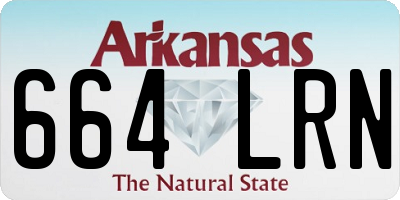 AR license plate 664LRN