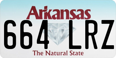AR license plate 664LRZ