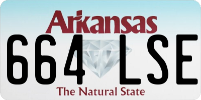 AR license plate 664LSE