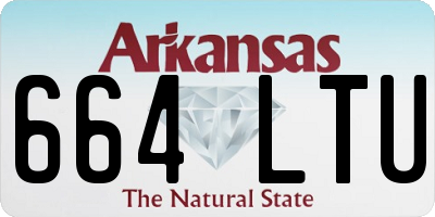 AR license plate 664LTU