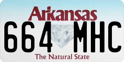 AR license plate 664MHC