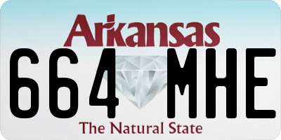 AR license plate 664MHE