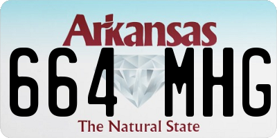 AR license plate 664MHG