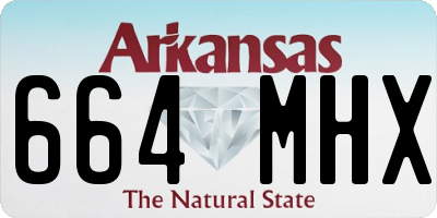 AR license plate 664MHX