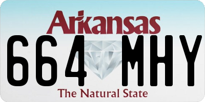 AR license plate 664MHY