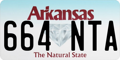 AR license plate 664NTA