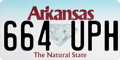 AR license plate 664UPH
