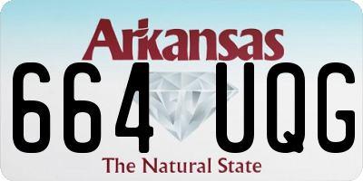 AR license plate 664UQG