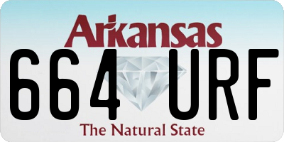 AR license plate 664URF