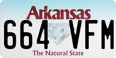 AR license plate 664VFM