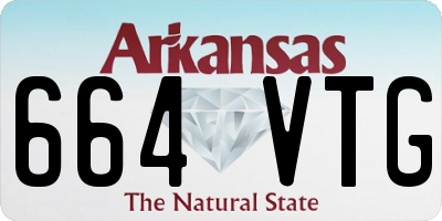 AR license plate 664VTG