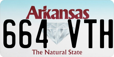 AR license plate 664VTH