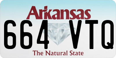 AR license plate 664VTQ
