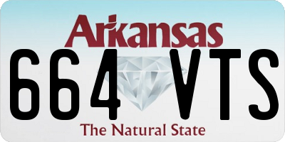 AR license plate 664VTS