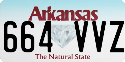 AR license plate 664VVZ