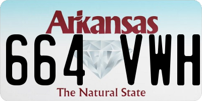 AR license plate 664VWH