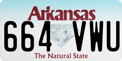AR license plate 664VWU