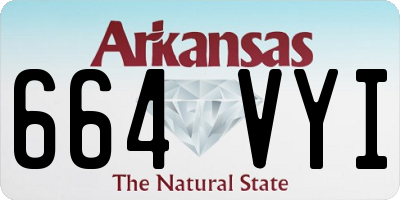 AR license plate 664VYI