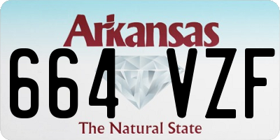 AR license plate 664VZF