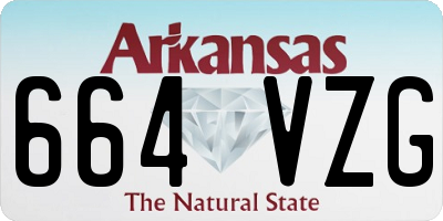 AR license plate 664VZG