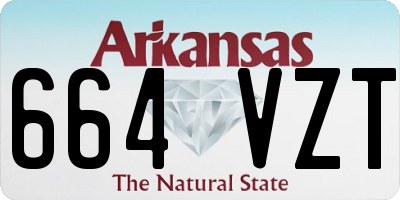 AR license plate 664VZT