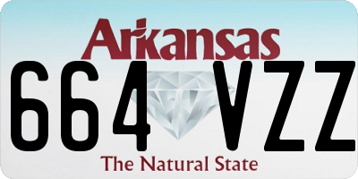 AR license plate 664VZZ