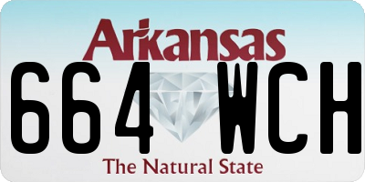 AR license plate 664WCH
