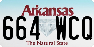 AR license plate 664WCQ