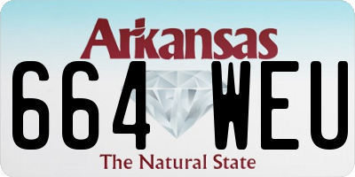 AR license plate 664WEU