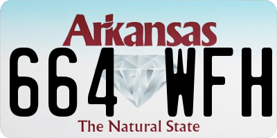 AR license plate 664WFH