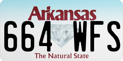 AR license plate 664WFS