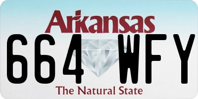 AR license plate 664WFY