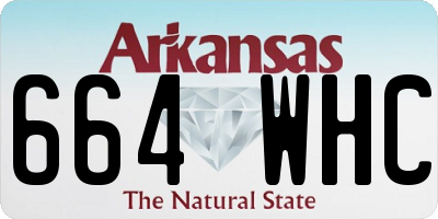 AR license plate 664WHC