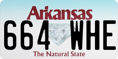 AR license plate 664WHE