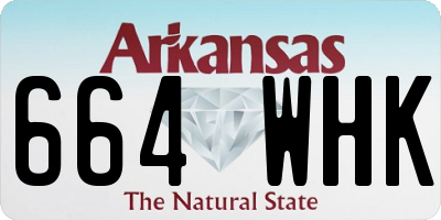 AR license plate 664WHK