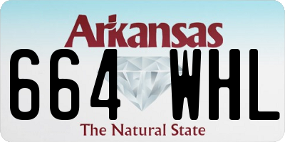 AR license plate 664WHL