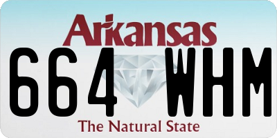 AR license plate 664WHM
