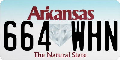 AR license plate 664WHN
