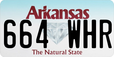 AR license plate 664WHR
