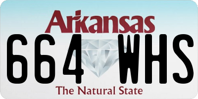 AR license plate 664WHS