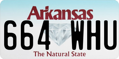 AR license plate 664WHU