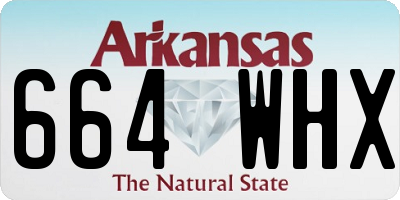 AR license plate 664WHX