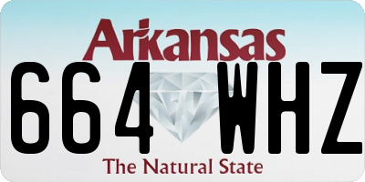 AR license plate 664WHZ