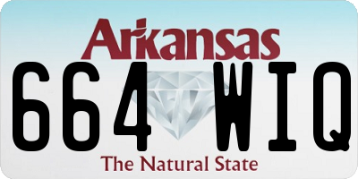 AR license plate 664WIQ