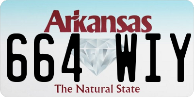 AR license plate 664WIY