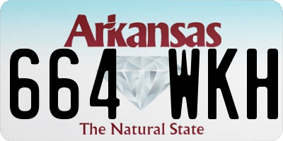 AR license plate 664WKH