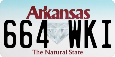 AR license plate 664WKI